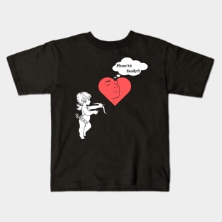 Pleas hit finally Kids T-Shirt